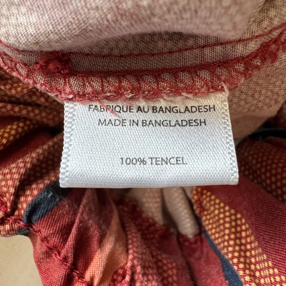 Women's Pull On Elastic Tie Waist Beach Shorts Multicolor Size M Boho High Rise - Picture 8 of 16